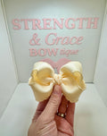 Strength Bow 3 inch moonstitch