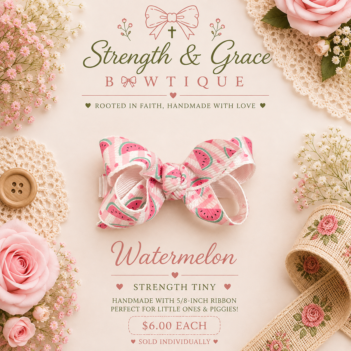 The Strength Bow TINY Piggies
